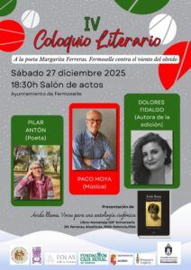 Cartel del IV Encuentro Literario en homenaje a Margarita Ferreras en Fermoselle