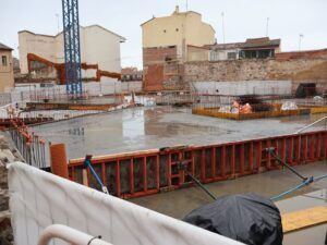 Obras en construcción del nuevo Museo de Semana Santa en Zamora