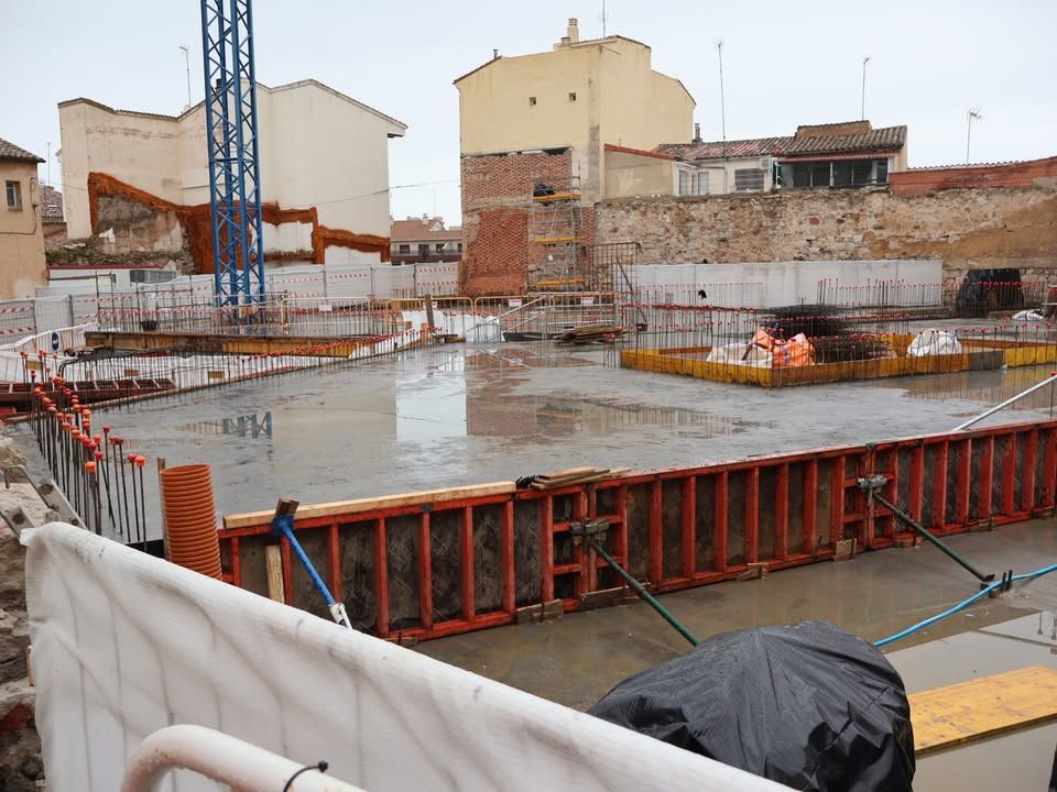 Obras en construcción del nuevo Museo de Semana Santa en Zamora
