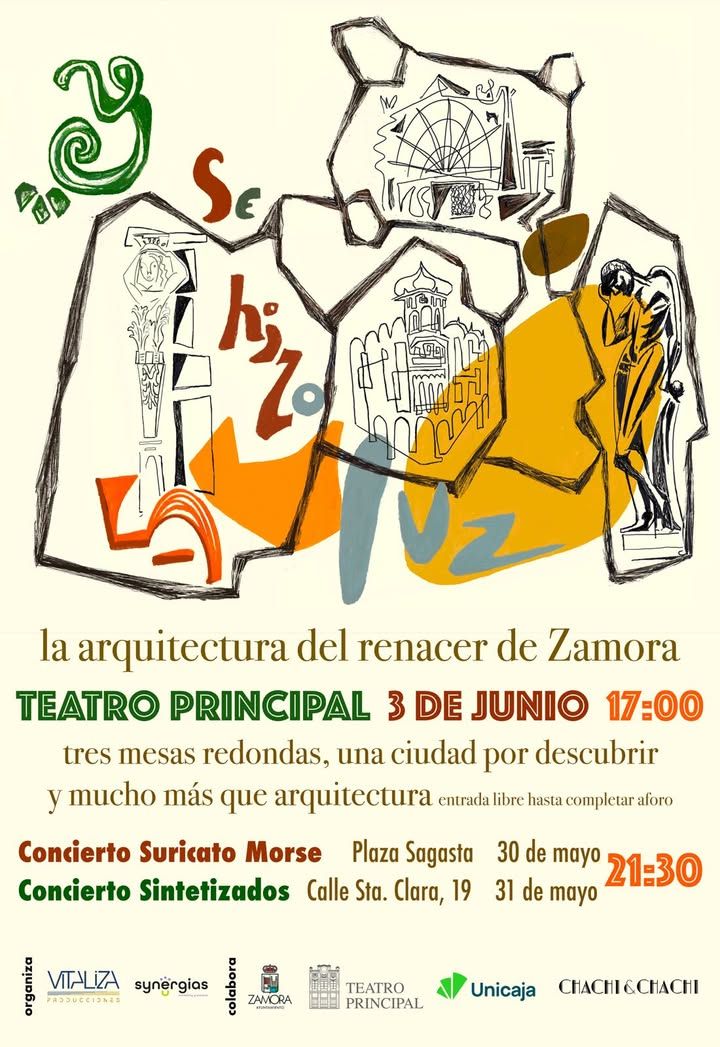 Cartel de las jornadas culturales sobre modernismo en Zamora