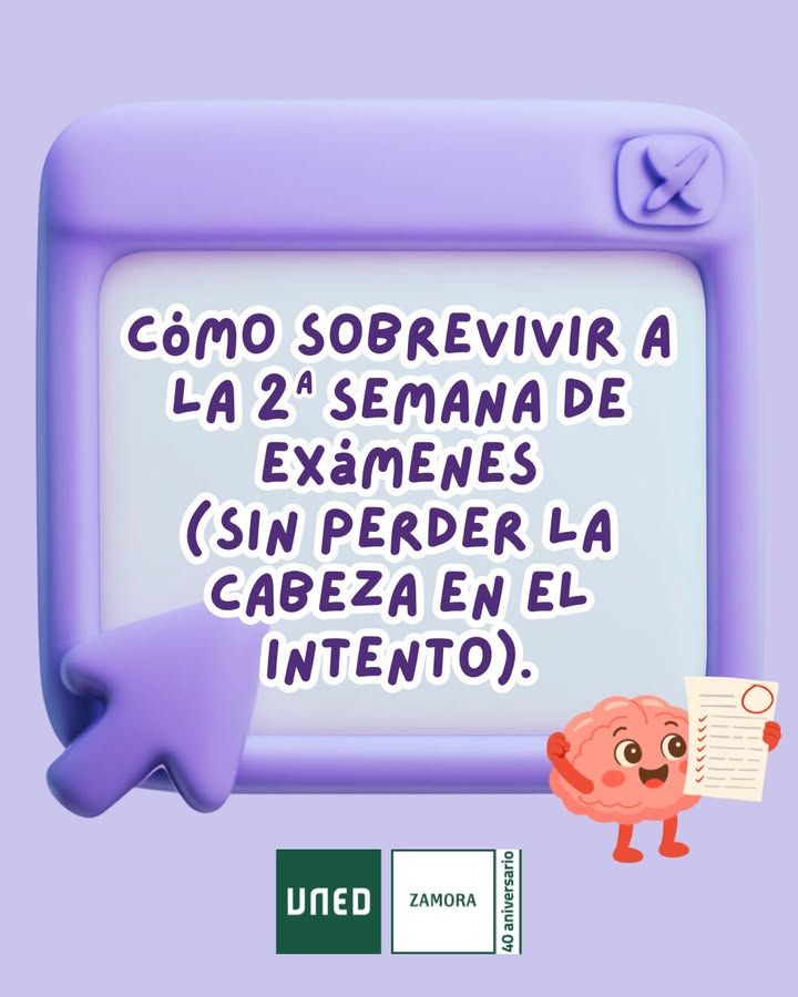 Consejos para afrontar la segunda semana de exámenes en UNED Zamora