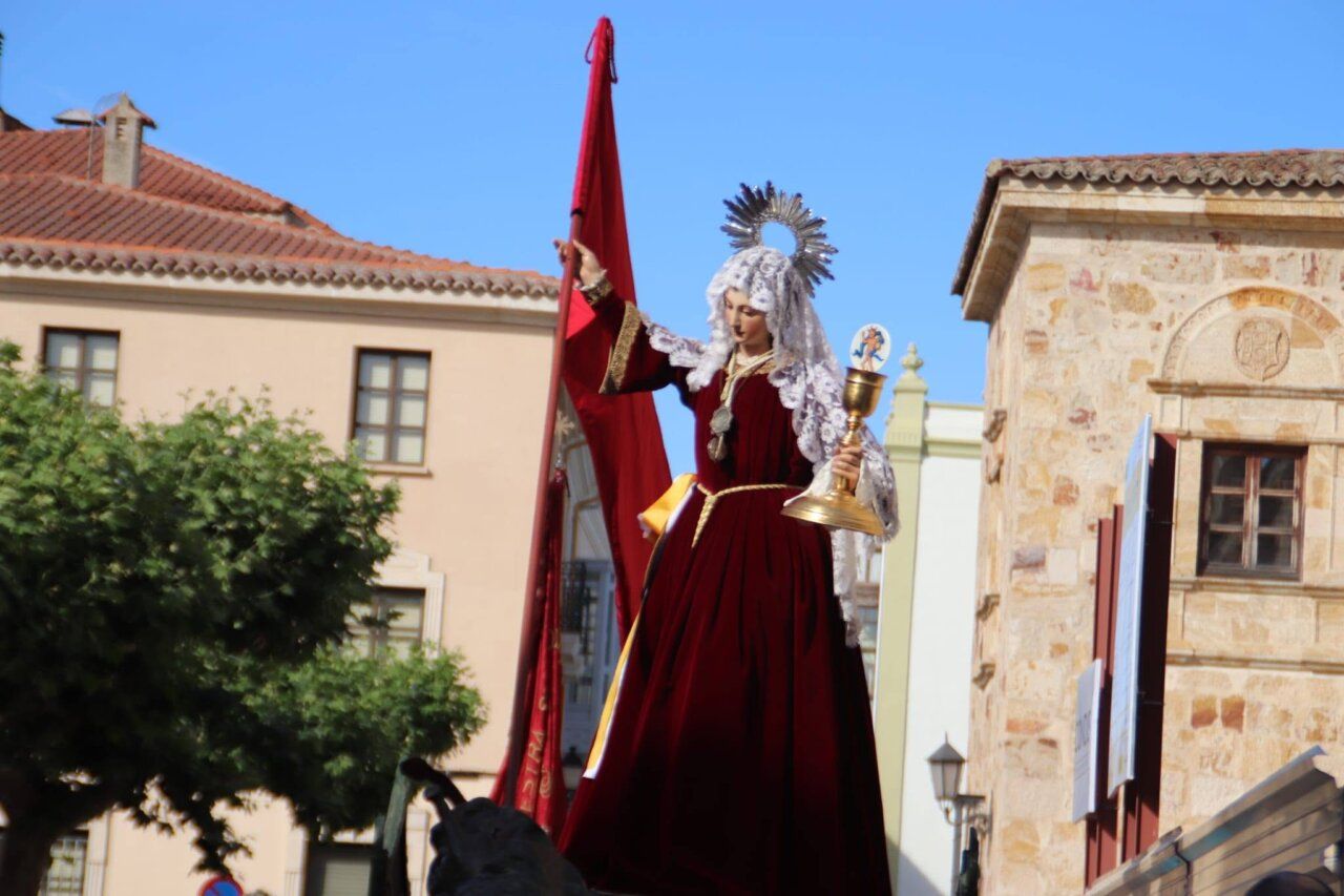 La Virgen de La Concha en procesión por las calles de Zamora