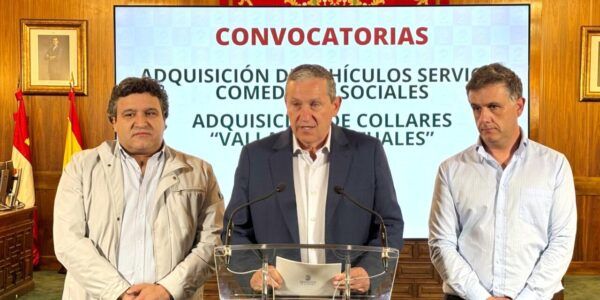 Rueda de prensa sobre ayudas para servicios sociales y ganadería