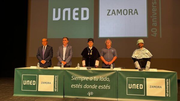 Ceremonia de clausura del 40 aniversario de la UNED en Zamora