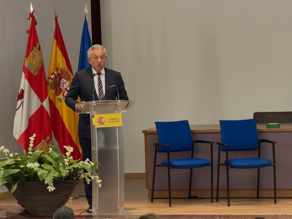 Nicanor Sen durante la clausura del Plan Director en Castilla y León