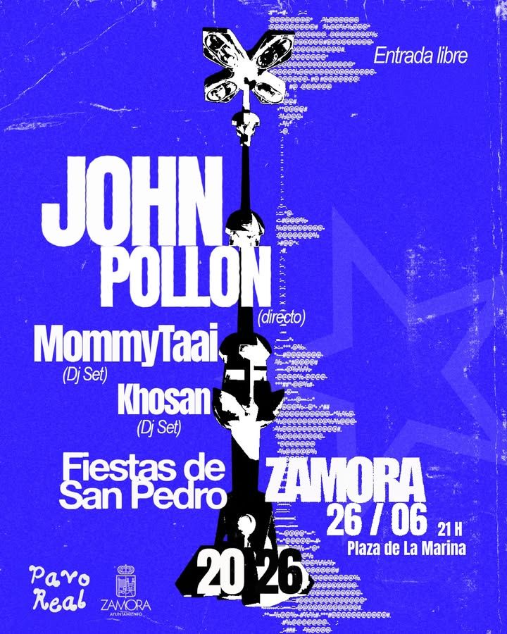 Cartel del concierto Escena Urbana en la plaza de la Marina con artistas invitados.