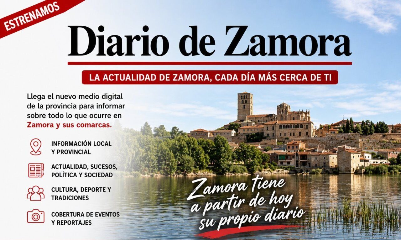Portada del Diario de Zamora, nuevo medio digital de información local.