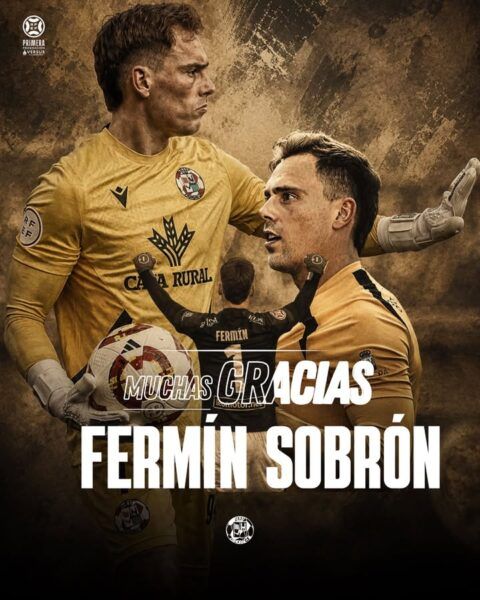 Fermín Sobrón en acción con el Zamora CF, agradecimiento visual.