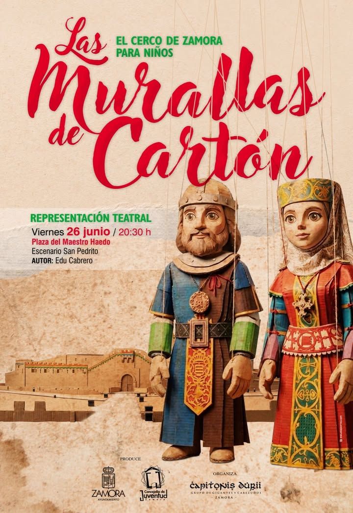 Gigantes y títeres en las Fiestas de San Pedro en Zamora
