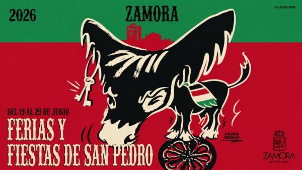 Cartel de las fiestas de San Pedro 2026 en Zamora con un diseño colorido