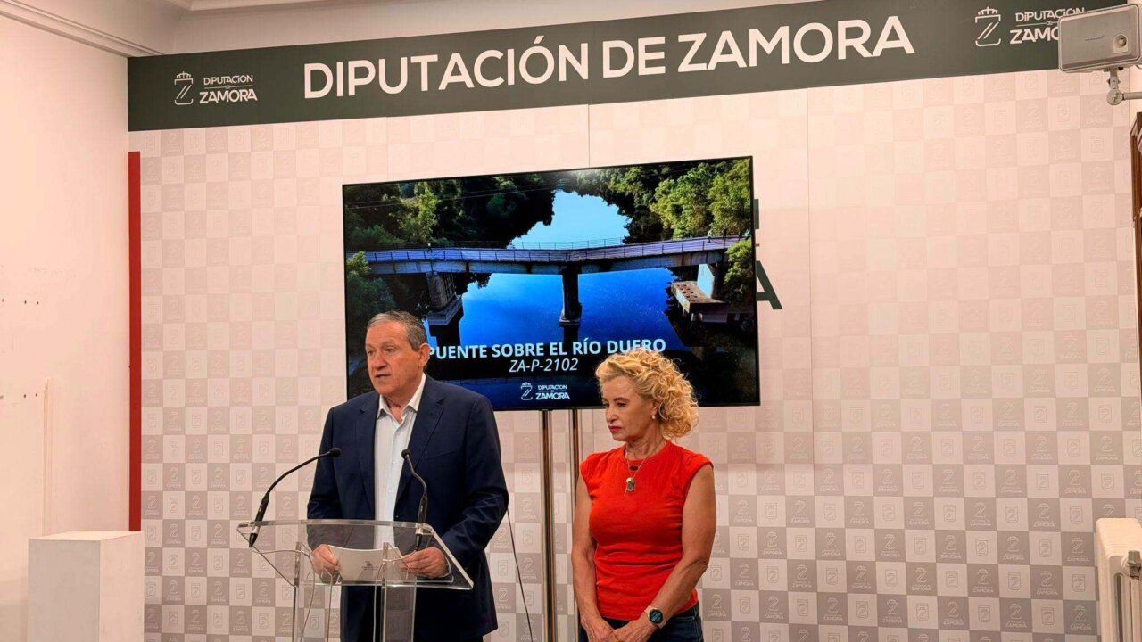 Rueda de prensa sobre el hundimiento del puente ZA-P-2102
