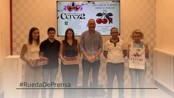 Presentación del I Mercado de la Cereza en Pueblica de Valverde