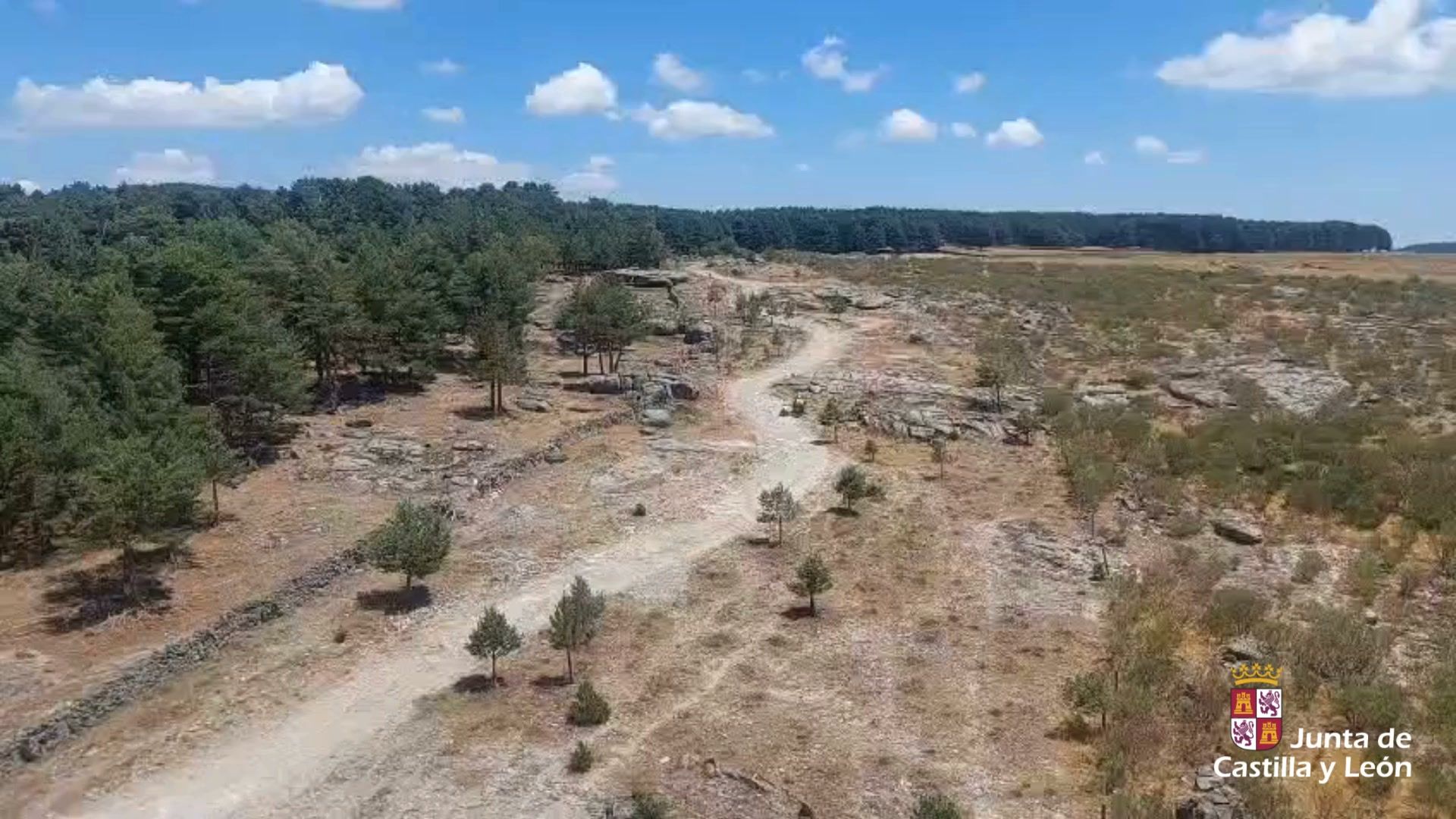 Vista de la sierra de Gredos donde ocurrió el rescate de una montañera.