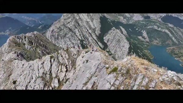 Vista panorámica de los Picos de Europa durante la Riaño Trail Run