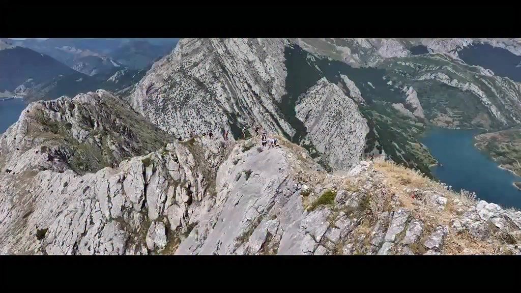 Vista panorámica de los Picos de Europa durante la Riaño Trail Run
