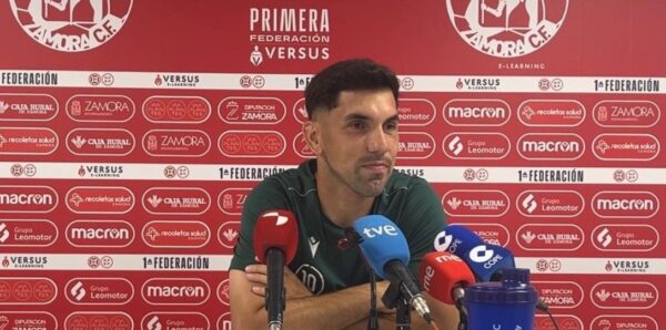 Carlos Ramos en rueda de prensa sobre el partido decisivo ante Sabadell