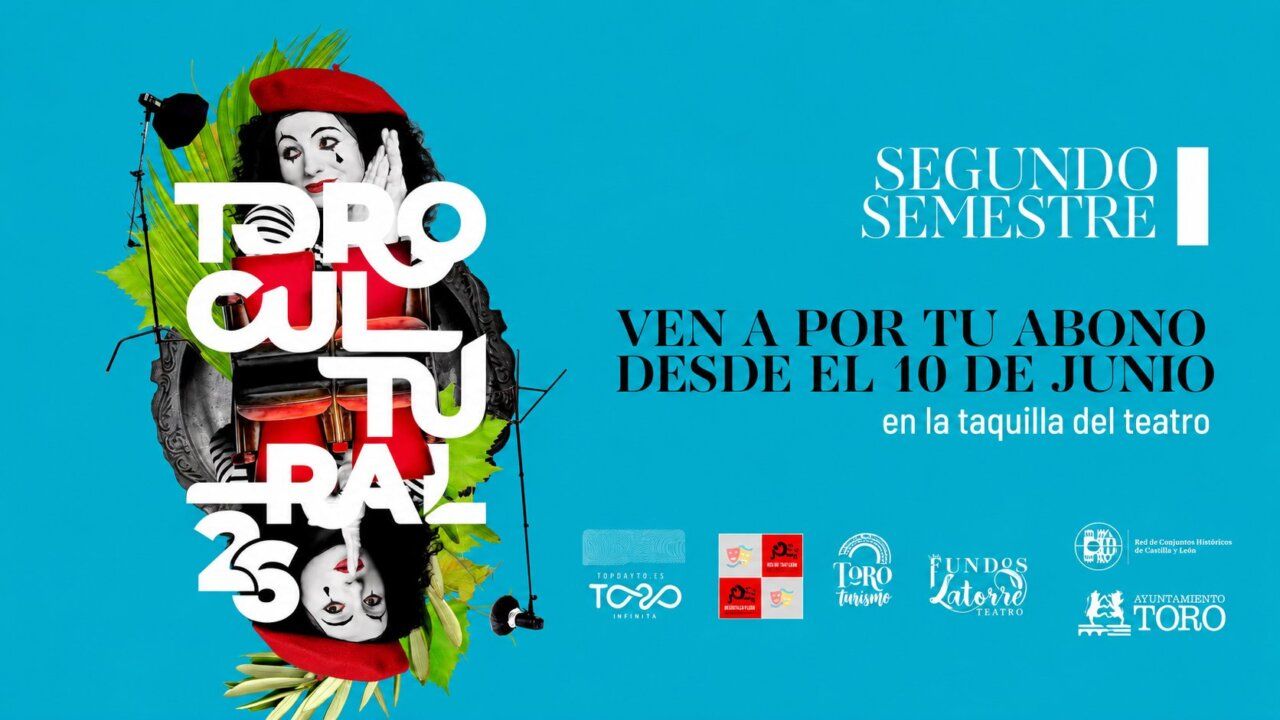 Cartel del Teatro Fundos Fórum Latorre anunciando la venta de abonos