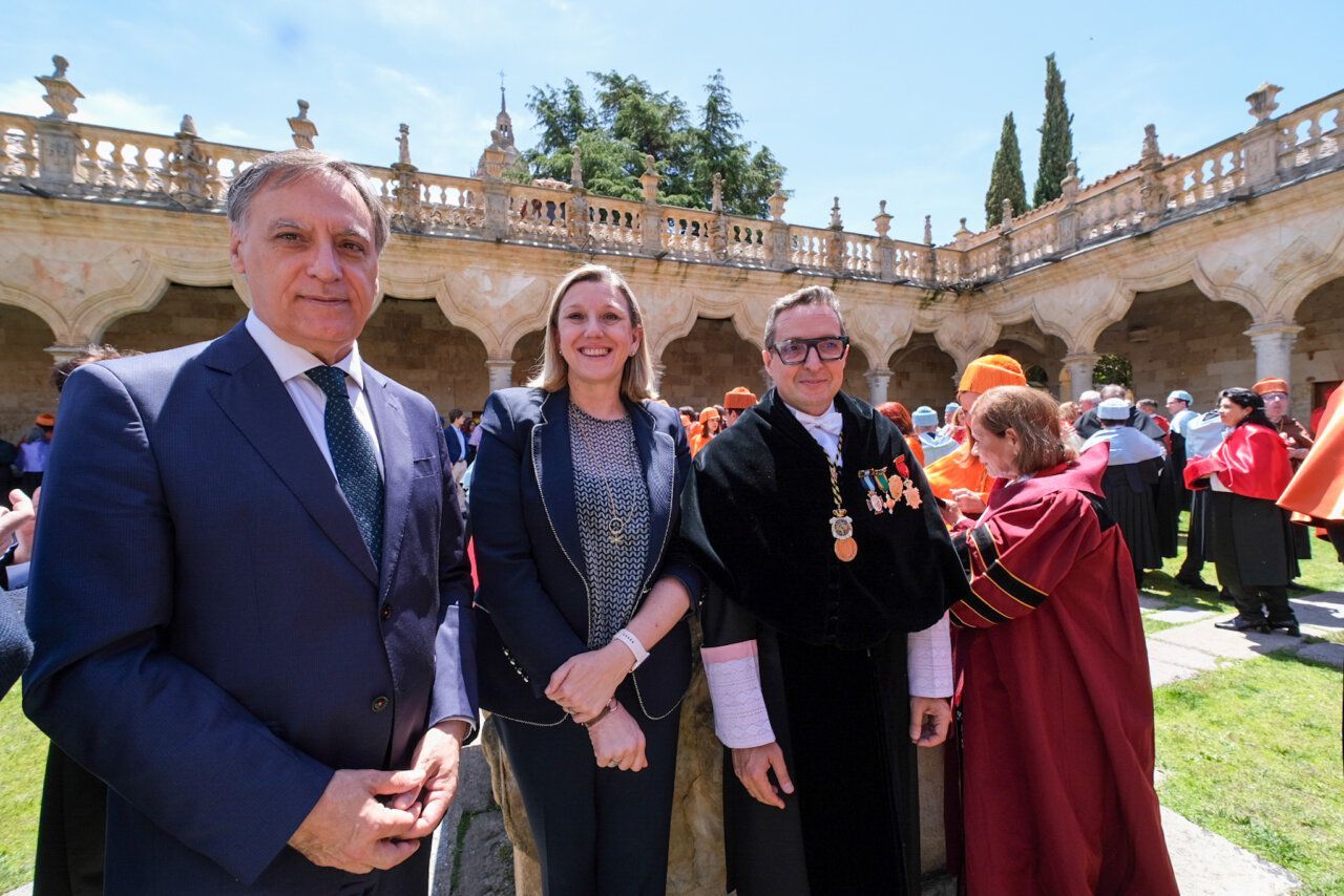 Ceremonia de investidura de Francisco de Vitoria en la Universidad de Salamanca