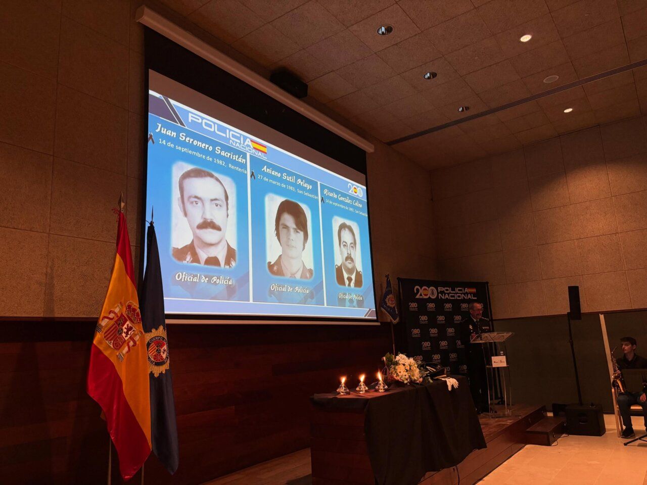 Homenaje a agentes de la Policía Nacional víctimas del terrorismo en Zamora