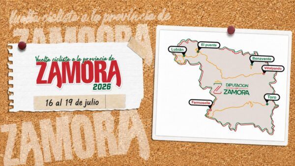 Mapa de la Vuelta Ciclista a la Provincia de Zamora 2026