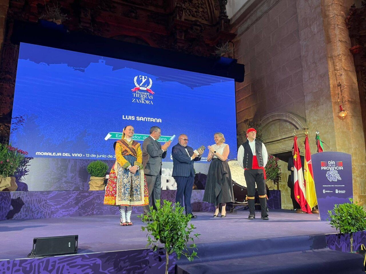 Ceremonia del XIII Día de la Provincia en Moraleja del Vino