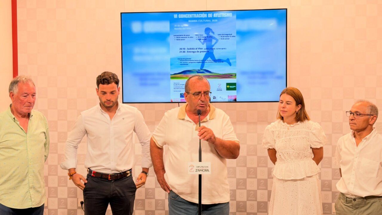 Presentación de la VI Concentración de Atletismo en Bamba del Vino
