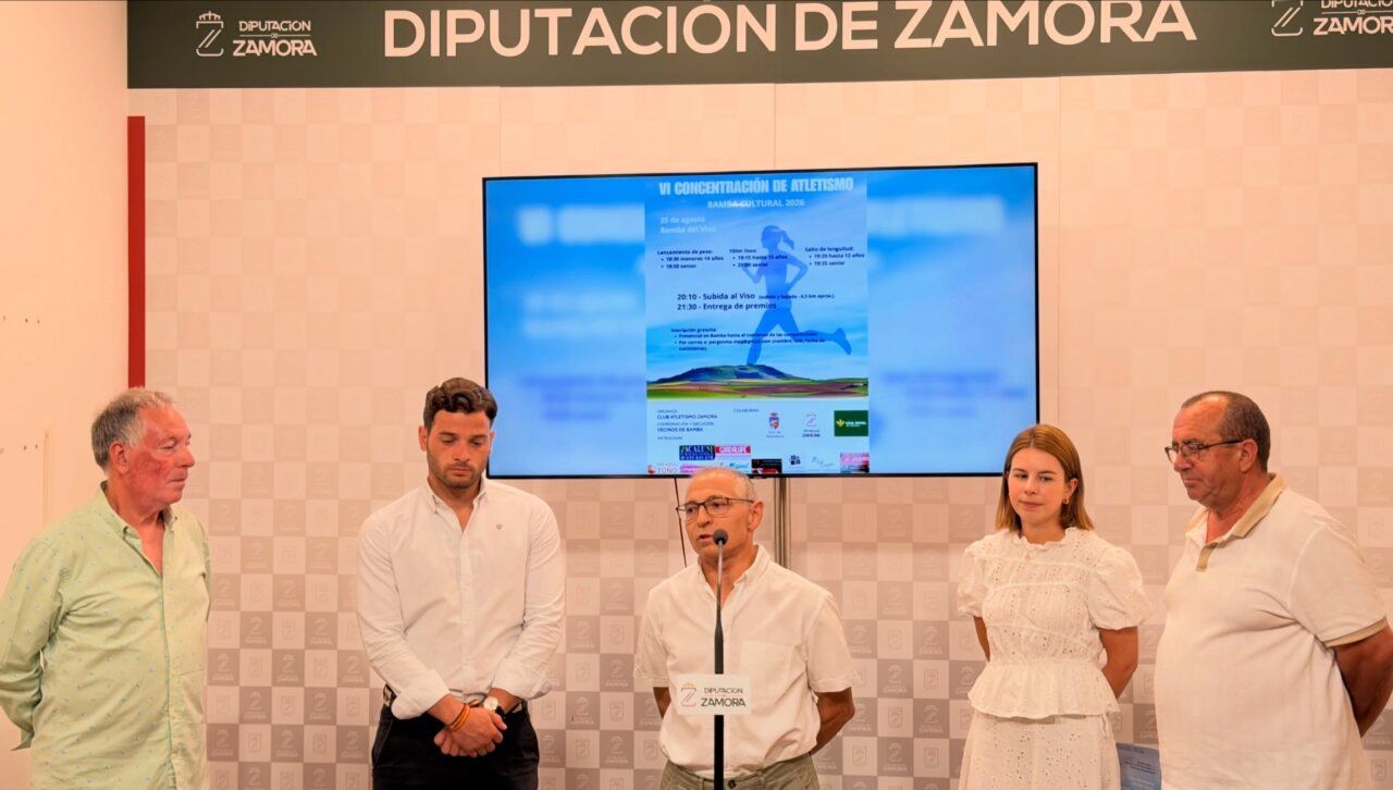 Presentación de la VI Concentración de Atletismo en Bamba del Vino