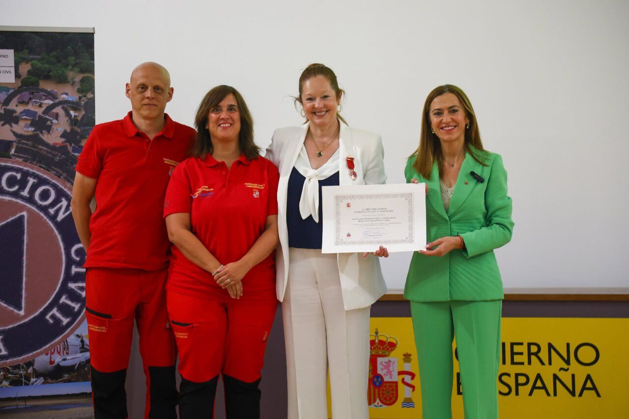 Entrega de medallas al mérito de la protección civil en Zamora