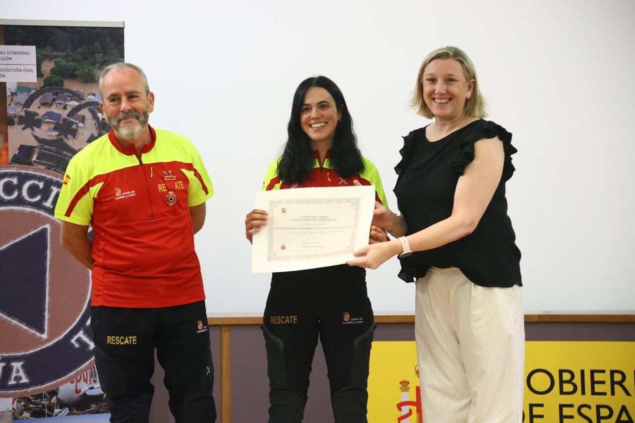Entrega de medallas al mérito de la protección civil en Zamora