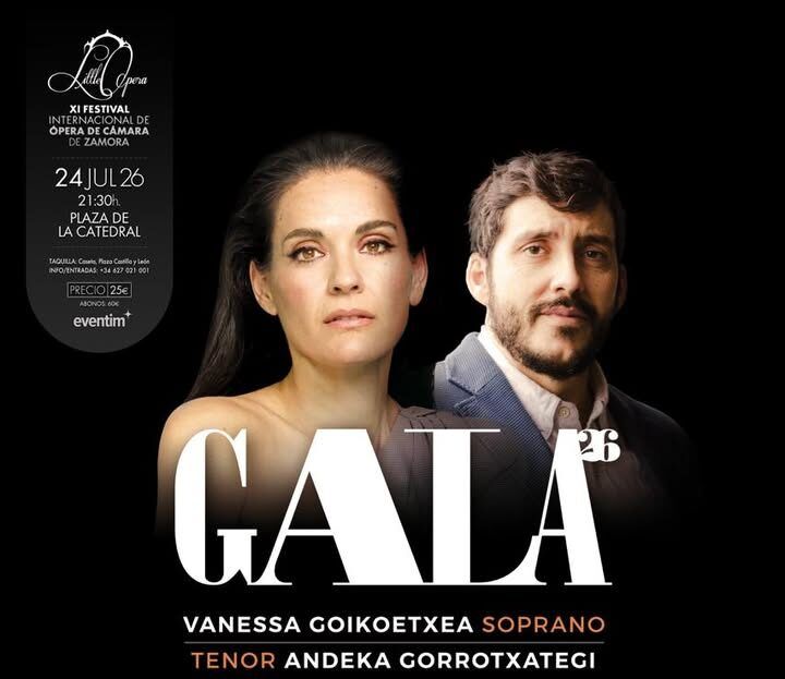 Cartel del Festival Internacional LittleOpera en Zamora con artistas destacados