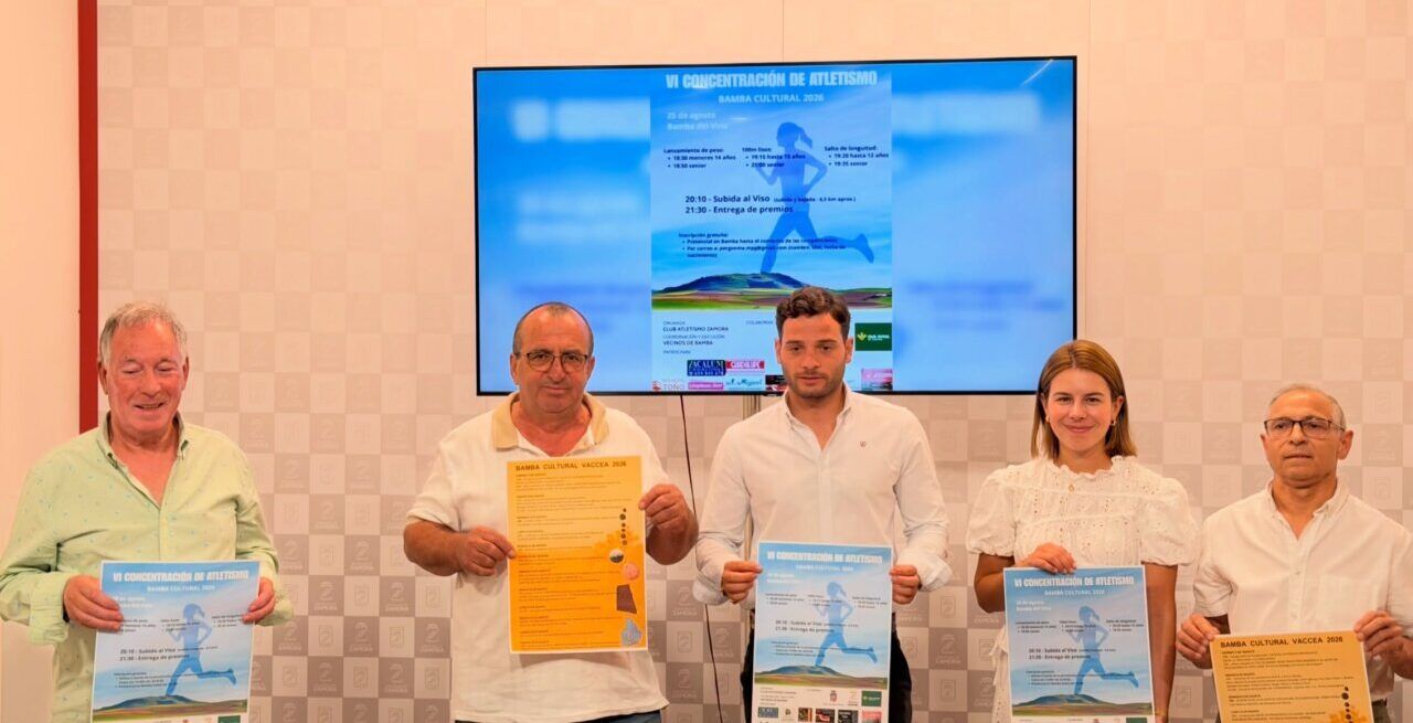 Presentación de la VI Concentración de Atletismo en Bamba del Vino