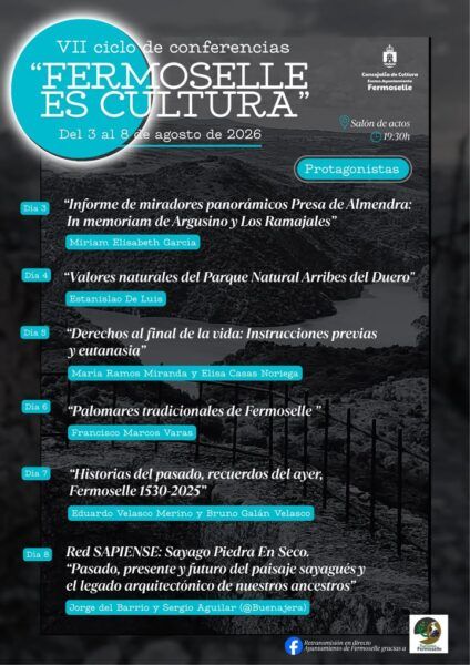 Cartel del VII ciclo de conferencias Fermoselle es Cultura