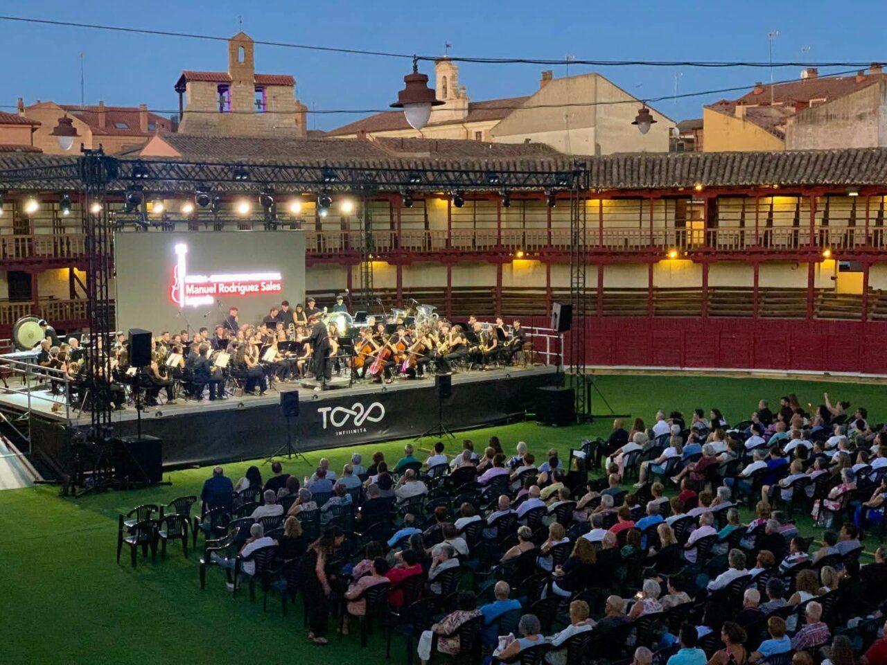 Concierto de la Banda Sinfónica de Leganés en Toro con gran audiencia.