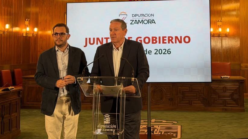 Rueda de prensa de la Diputación de Zamora sobre desarrollo provincial