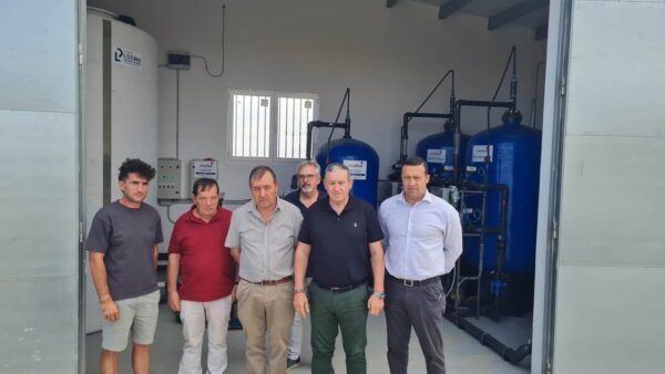 Visita a la nueva estación de tratamiento de agua en Almaraz de Duero