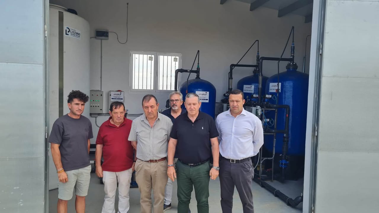 Visita a la nueva estación de tratamiento de agua en Almaraz de Duero