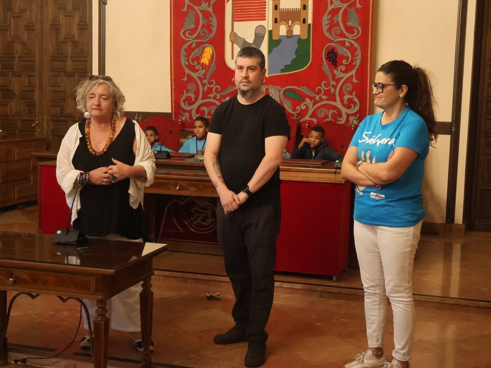 Recepción de niños saharauis en el Ayuntamiento de Zamora
