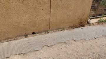 Mejoras en las aceras de la calle Camino de Santiago en Benavente