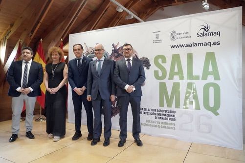 Presentación de la feria agroganadera Salamaq 2026 en Valladolid con autoridades