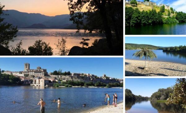 Vistas de zonas de baño en Zamora con ríos y naturaleza