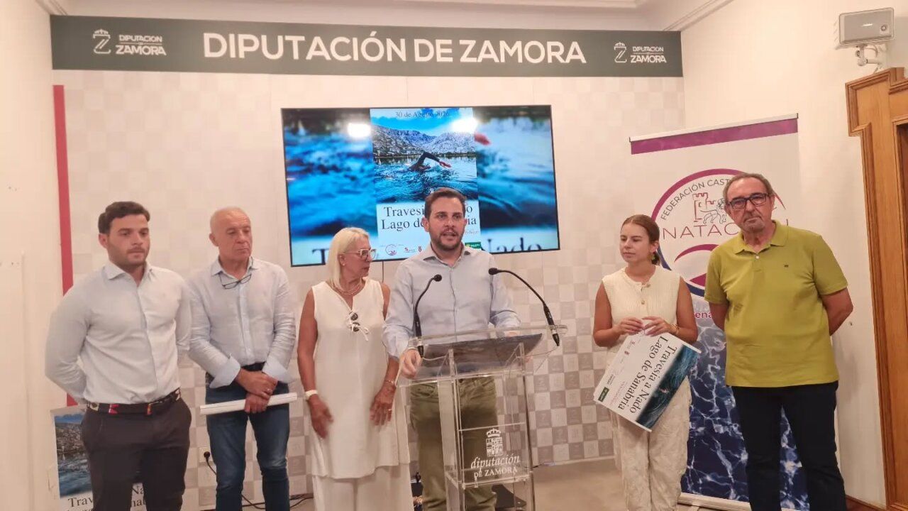 Presentación de la VIII Travesía a Nado en el Lago de Sanabria