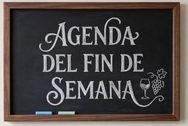 Cartel que anuncia la agenda del fin de semana en Toro