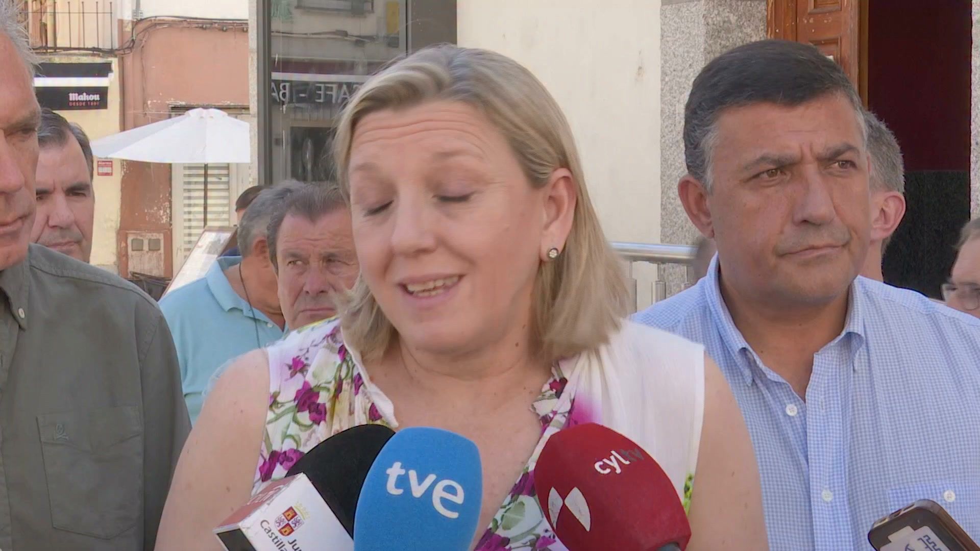 Isabel Blanco habla sobre el apoyo a afectados por incendio en Burgohondo