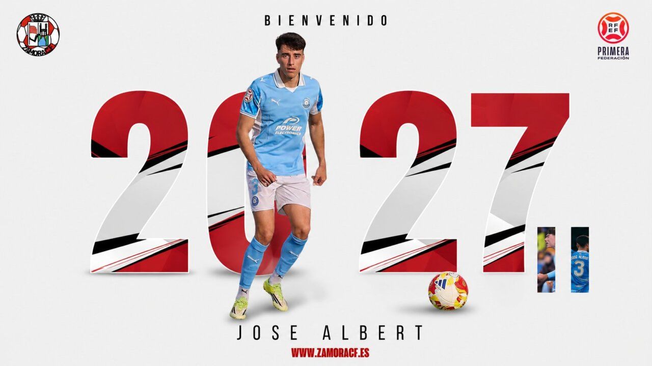 José Albert Andrés en la presentación con el Zamora CF para la temporada 2026/27