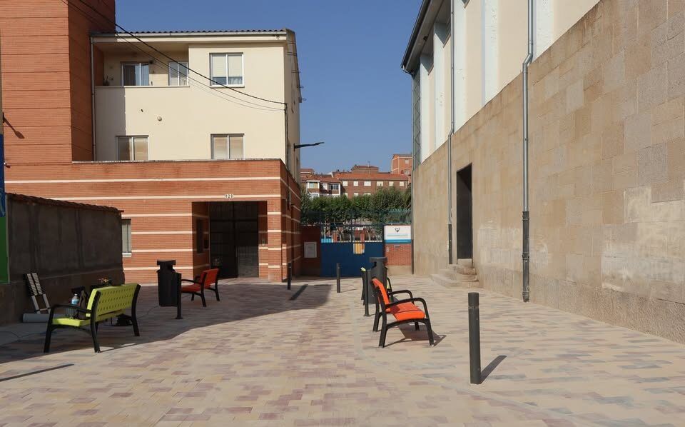 Vista del nuevo entorno escolar del colegio Nuestra Señora del Rocío en Zamora