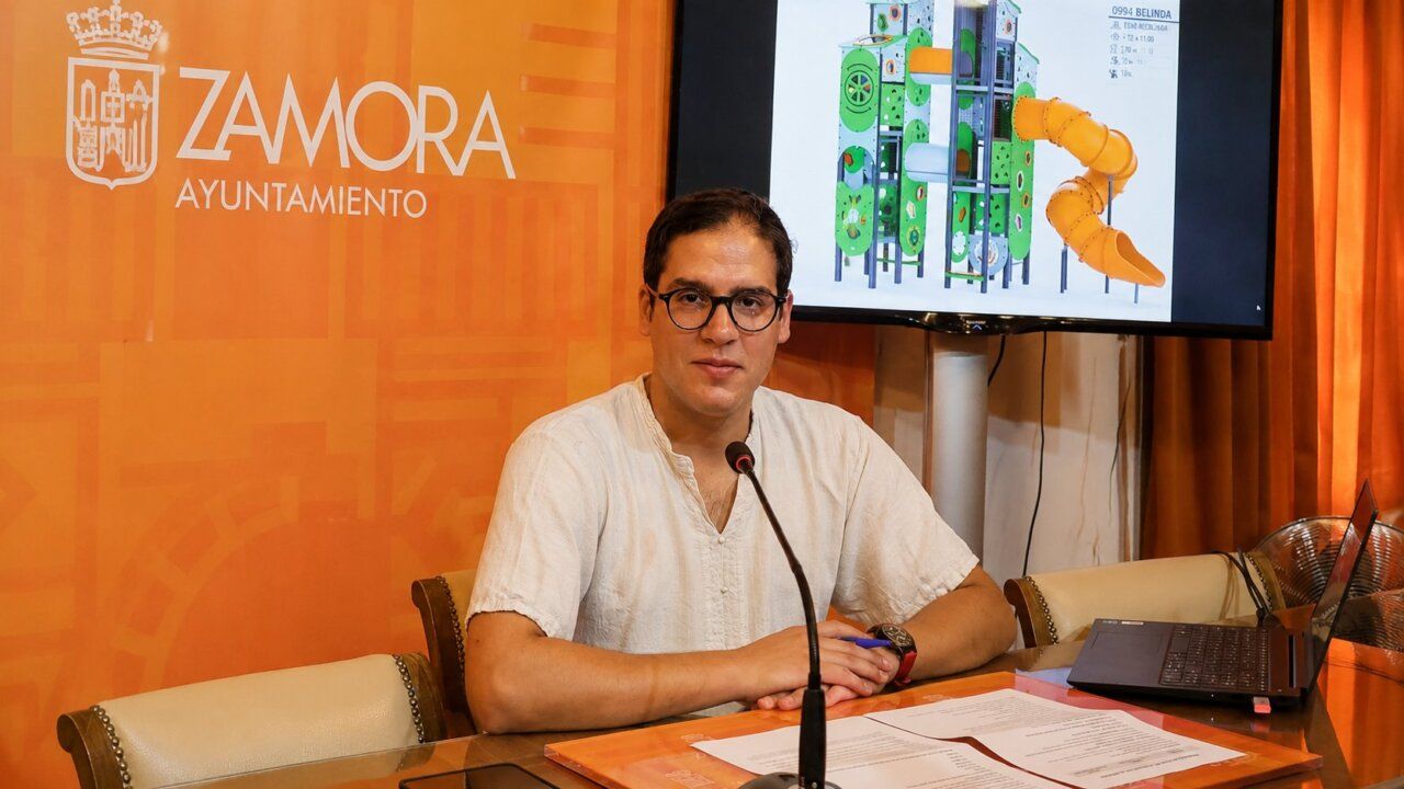 Presentación del proyecto de remodelación del parque infantil de La Marina en Zamora.