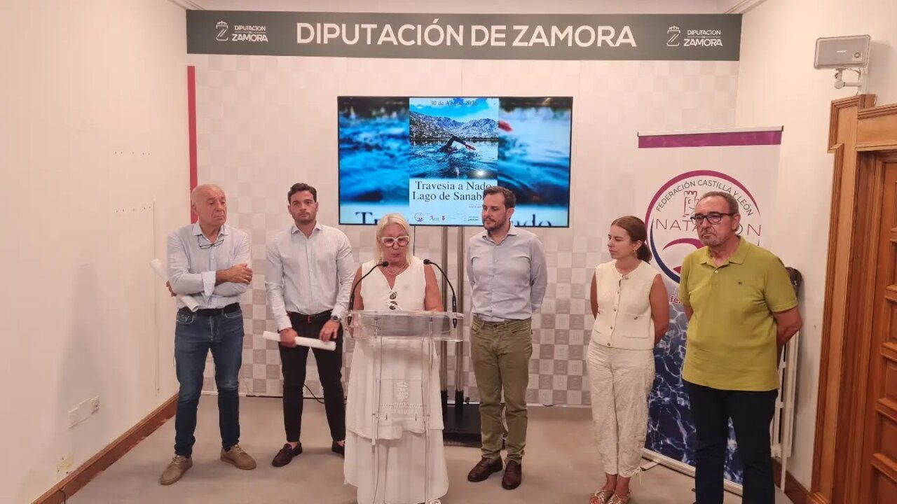 Presentación de la VIII Travesía a Nado en el Lago de Sanabria
