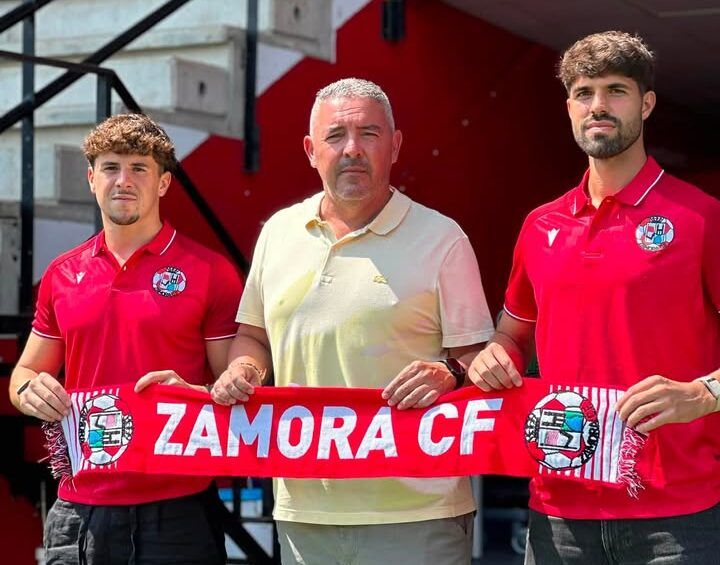 Izan Yurrieta e Isaiah Navarro presentan su fichaje con Zamora CF