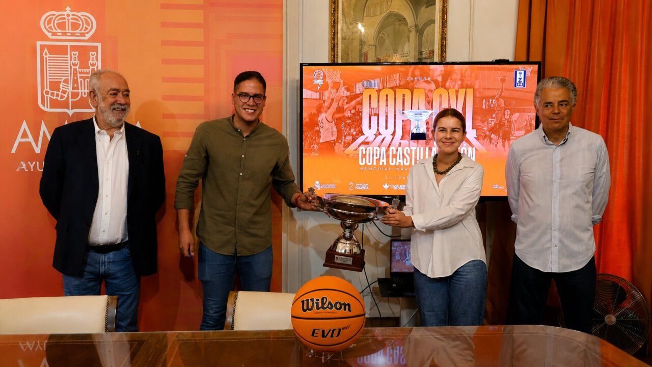 Presentación de la Copa Castilla y León de Baloncesto en Zamora