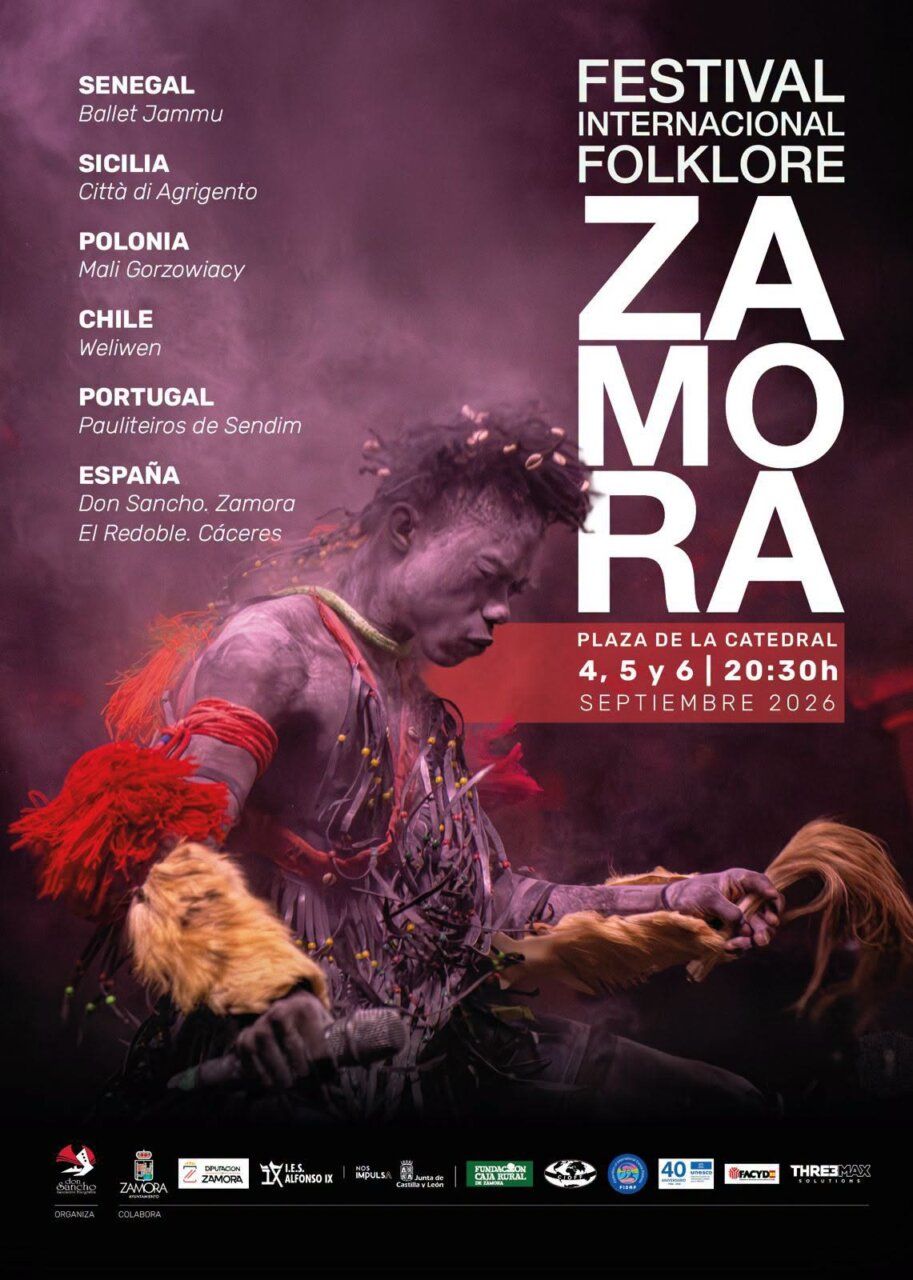 Artista en el Festival Internacional de Folclore en Zamora